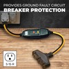 OHLECTRIC 2 Feet in-line GFCI with Power Block | 12