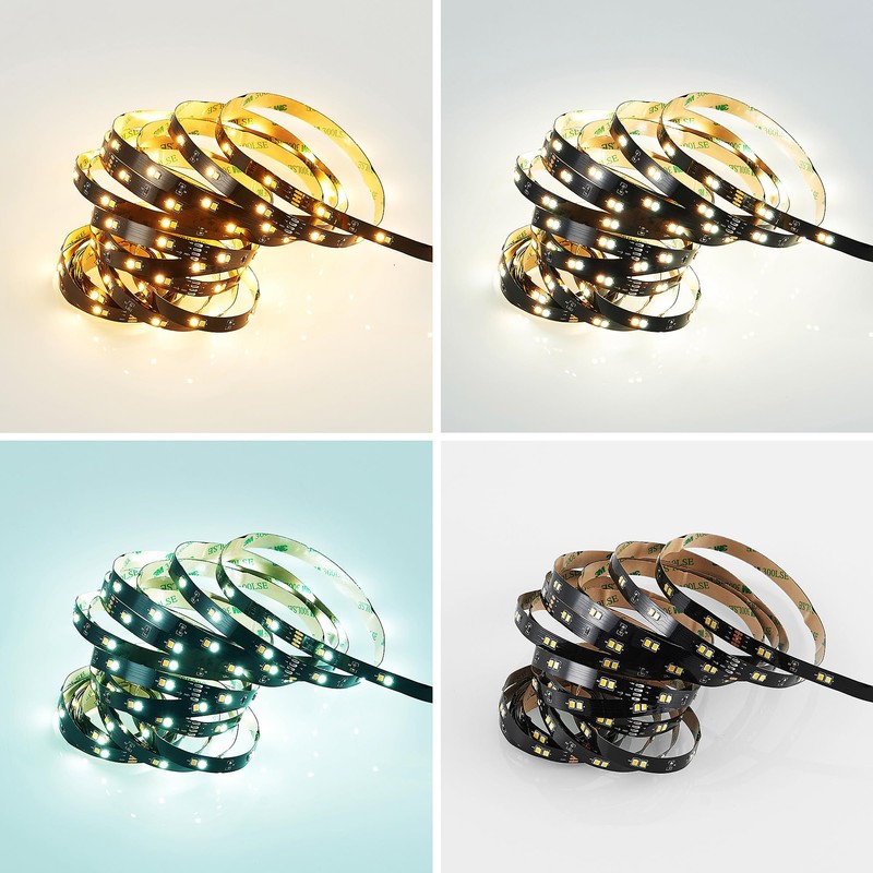 Reality Leuchten R65565102 LED Strip Chip Plastic Black with 17.5