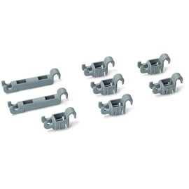 Lower Basket Fixing Clips for Dishwasher 00611472 Grey