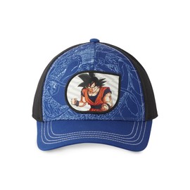 FREEGUN Dragon Ball Z Men's Baseball Cap Buu Original Anime Manga, Black / Blue, One Size