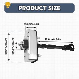 Icyhaws Front Door Check Stop Strap Front Driver or Passenger Side Compatible with 2007-2021 T0yota Tundra Sequoia, Replaces 68620-0C021 68620-0C023 924-926