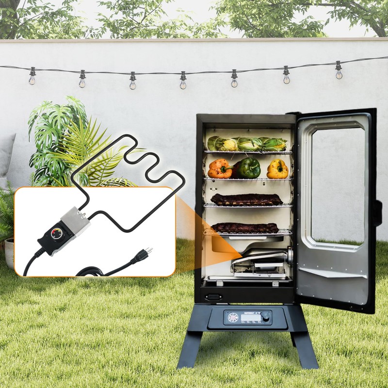 Desecne Heating Element Compatible with Masterbuilt Electric Smoker and Grill,Adjustable