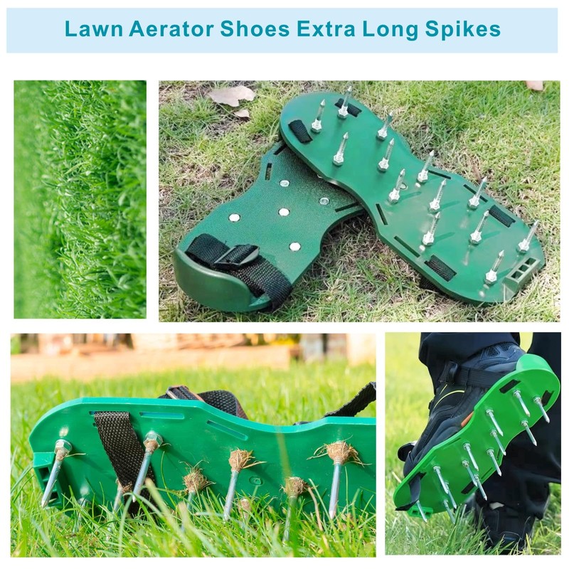 Lawn Aerator Shoes Upgrades Aeration Shoes for Lawn Heavy Strap