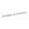 5 Star Ruler Plastic Shatter-resistant 300mm Clear [Pack of 10]