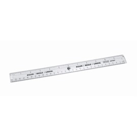 5 Star Ruler Plastic Shatter-resistant 300mm Clear [Pack of 10]