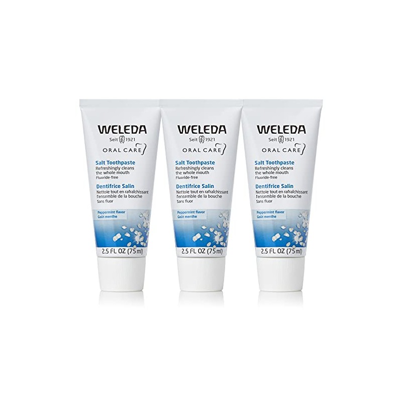 Weleda Natural Salt Toothpaste. 2.5 Fluid Ounce (Pack of 3)