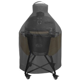 Pure Grill 27-Inch Ceramic Grill Cover - Universal Fit for All Extra Large Kamado Charcoal BBQ Brands - Heavy-Duty, Waterproof, Fade Resistant Fabric (Cover - 35" Dia x 45" H)