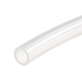 sourcing map PVC Clear Vinyl Tubing, 13mm(1/2-inch) ID 18mm OD 8ft Plastic Pipe Air Water Hose