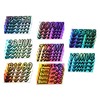 STIFFIE Whipline Chrome/Black 3" Alpha-Numeric Registration Identification Numbers Stickers Decals