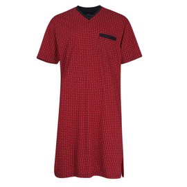 Götzburg Men's Nightdress 48 / S Red-Dark (435), Red-dark (435), S
