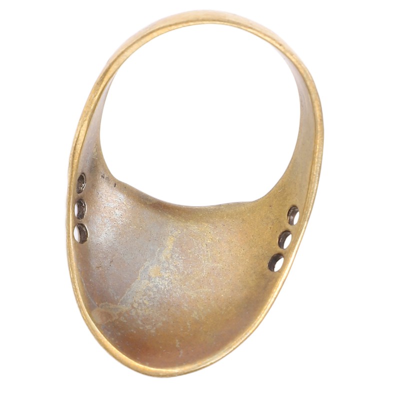 Brass Archery Thumb Ring Portable Finger Protector with Anti Lost