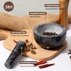 Tera Marble Mortar and Pestle Set Large Solid Stone Grinder