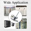 Funnytek Garage Door T-Handle Lock Kit Shed Door Lock T