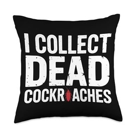 Funny Exterminator Dad Pest Control Father's Day Pest Dad Throw Pillow