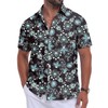Sailwind Men's Hawaiian Floral Shirts Short Sleeve Button Down Holiday