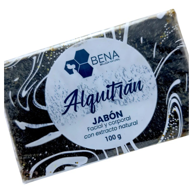 Jabón Barra Bena Belleza Natural 100g Alquitrán Facial Anticaspa Psoriasis