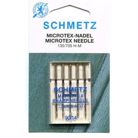 Schmetz MICROTEX Needle Range (Packs of 5) - Various Sizes (90/14)