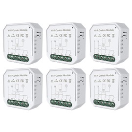 Tuya WiFi Intelligent Curtain Switch Module Home Curtain Modification Module Mobilephone Device Sharing Timing Function APP Remotes Control Compatible with Alexa  Home Voice Control