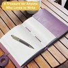 Sovereign-Gear Leather Journal for Women, Handmade Purple Heart Bound Journal