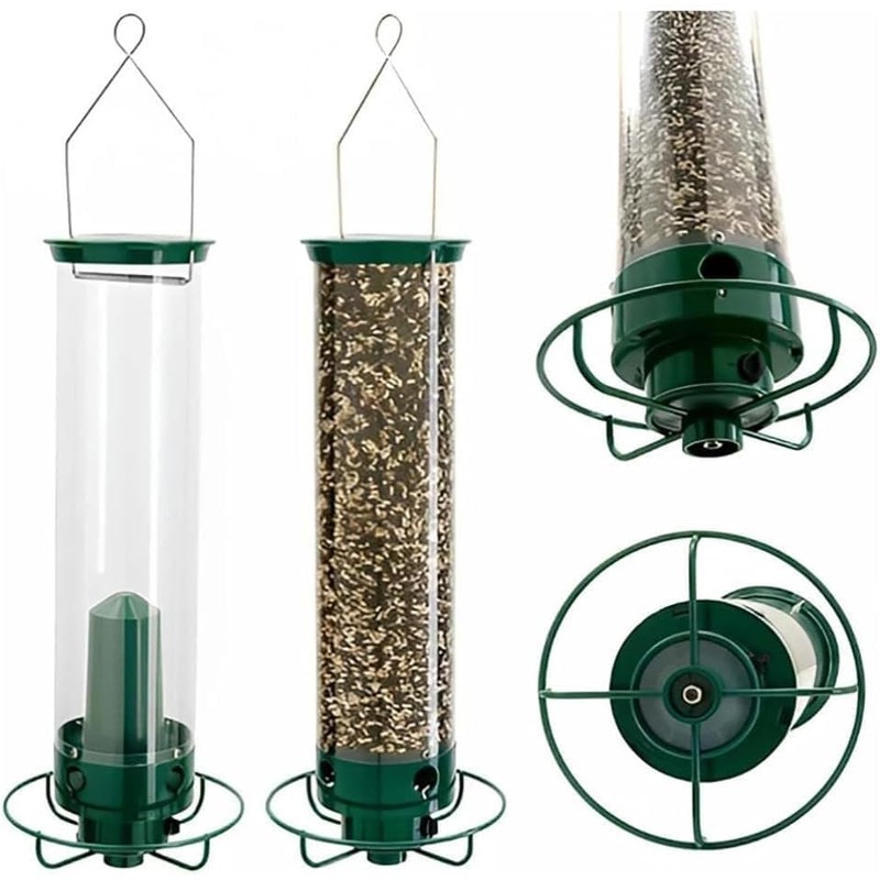 Sobeta Squirrel Bird Feeder - Keeps Birds Happy and Squirrels