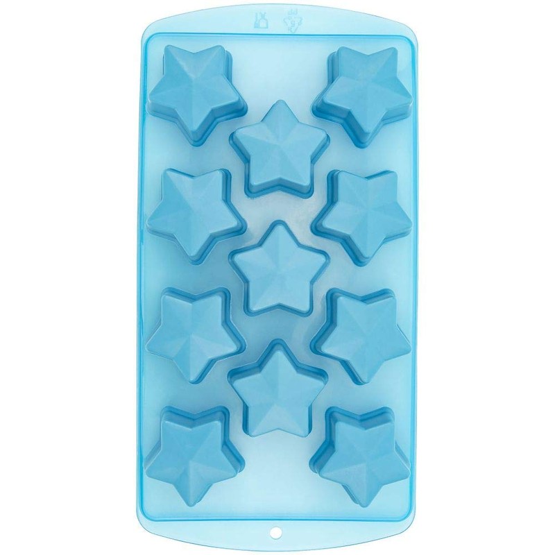 Fairly Odd Novelties Ice Cube Tray, Two Pack, Blue Stars