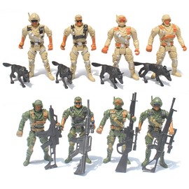 16 Pack Toy Soldiers Army Toys, Used For Sand Table Soldier Models For Diy Projects, Toy Army Men Set, Plastic Soldiers, Action Man, Army Figures, Children's Role Playing Gift