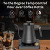 YESERLI 1200W Gooseneck Kettle with ±1℉ Temperature Control,Pour Over Electric