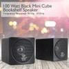 Pyle Home PCB3BK 3-Inch 100-Watt Mini Cube Bookshelf Speakers -
