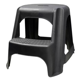 XFL Taburete De Plastico 136 Kg - 2 Peldaños Antiderrapante