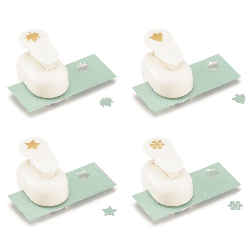 Vaessen Creative Punch Set – Motif Punch – Christmas –