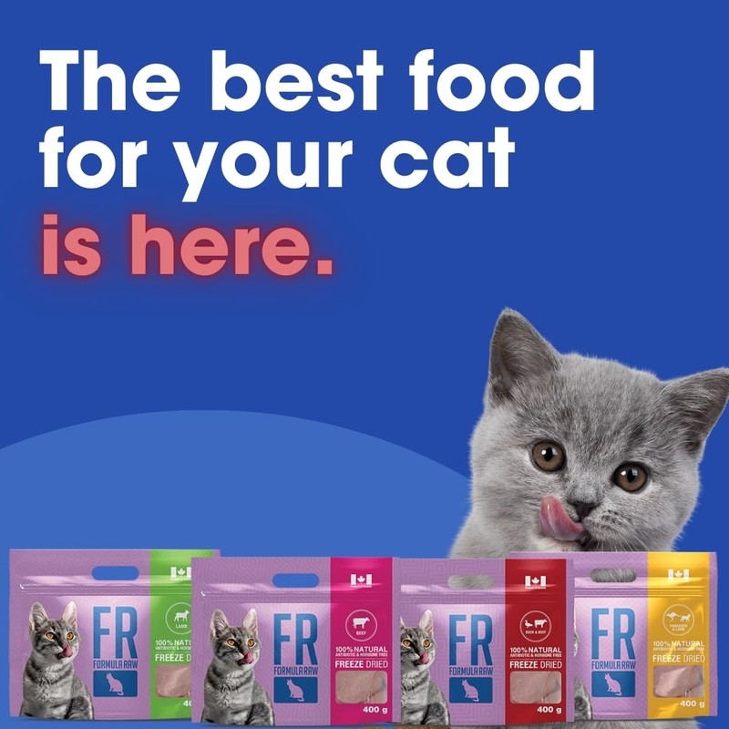 Formula Raw Freeze-Dried Raw Cat Food - Duck & Beef