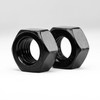 MINHER Hex Nuts, M6-1.0 Black oxidized 304 stainless steel Hex