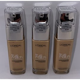 Loreal True Match Foundation Pack of 3 (4.D/4.W Golden Natural)