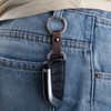 DONGKER Titanium Key Rings, D Shape Keychain, Car Key Holder,