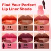 Waterproof Matte Peel Lip Liner, All Day Transfer Proof Lip