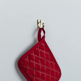 Franklin Brass (5-Pack) Single Wall Hooks 1-Prong Coat/Hat Antique Brass Hooks for Hanging Wall Mount Hanger Clothes, Purse, Bag, Towel Organization Decorative Wall Hooks FBSPRH5-AB-C