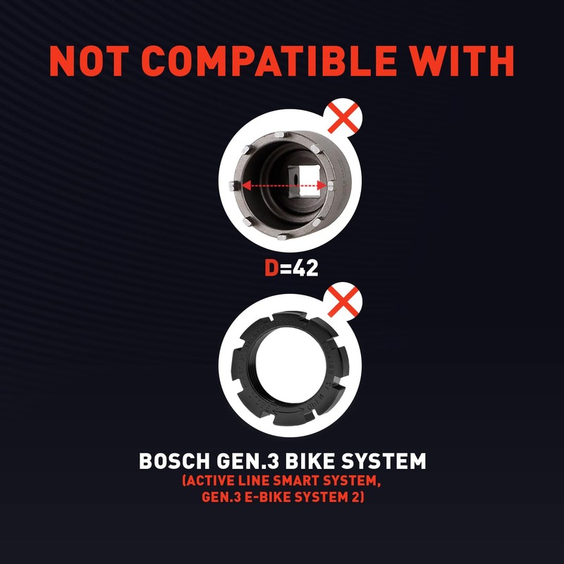 Optio Cycle Bottom Bracket Removal Tool for Bosch Gen 2