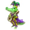 December Diamonds 79-79085 Blown Glass Mardi Gras Gator with Banjo