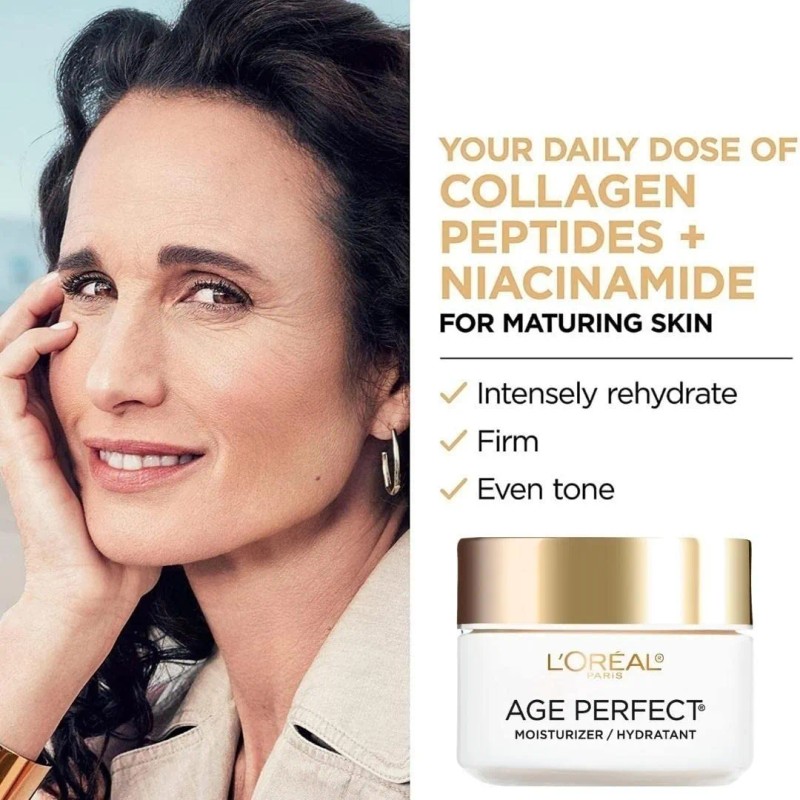 Humectante Facial Antienvejecimiento LOral Paris ageperfect Momento de aplicacin Da