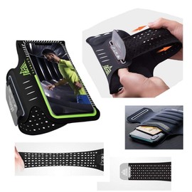DFV mobile - Professional Cover Neoprene Armband Sport Walking Running Fitness Cycling Gym for Lenovo S820 - Black