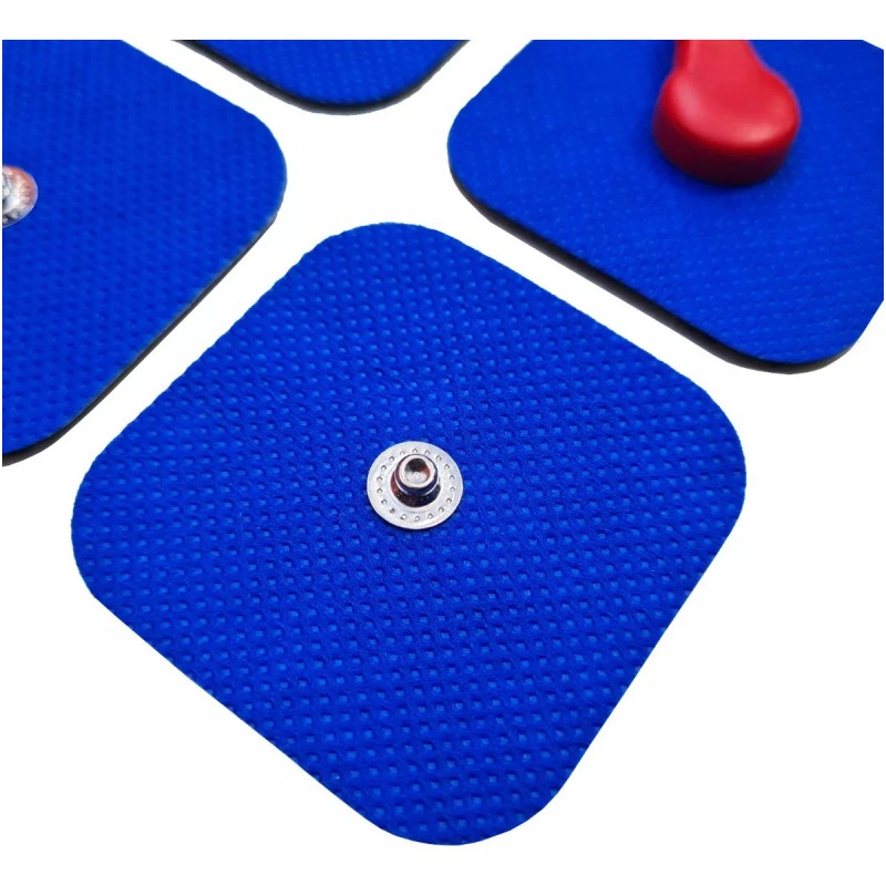 Sensamed 8 Electrodos Parches Pads 5x5 Snap Compatible Con Compex