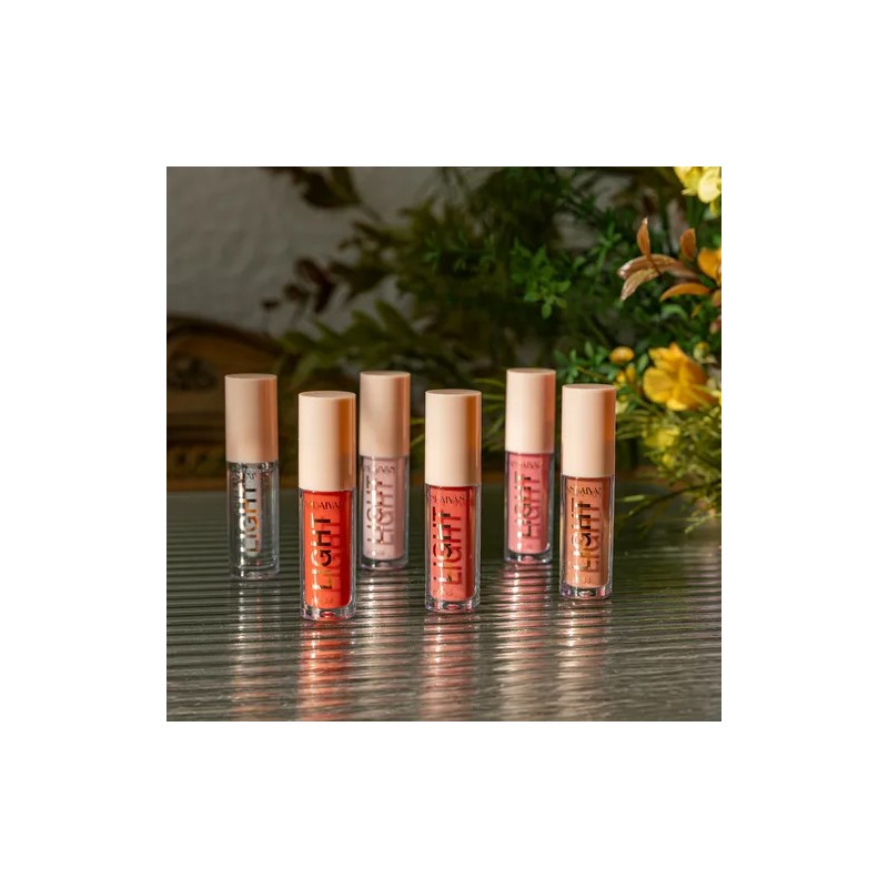 Juego De Brillo De Labios Con Brillo De Agua De