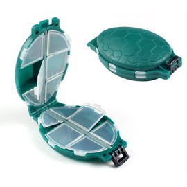 Tackle Boxes Turtle Bait Boxes Multifunctional Fish Hook Storage Boxes for Outdoor Fishing，2 Pcs Tackle Box Organizer With Storing Tackle Set Plastic Storage- Fishing Tackle Box