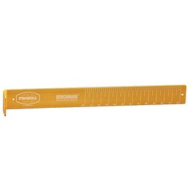 Frabill 1551 Benchmark Measuring Board, 2.5-Inches Wide by 22-Inches Long, Gold-Anodized Aluminum Finish