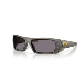 Oakley Men's OO9014 Gascan Rectangular Sunglasses, Matte Transparent Olive Ink/Prizm Grey Polarized, 60 mm