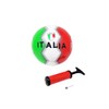 Italy Football Training or Match Ball Green White Red Shield