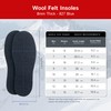The Felt Store Wool Felt Insoles for Men and Women