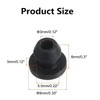 10Pcs Snap Rubber Grommet Hole Plug Mount Dia 6.5mm ID
