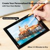 Magnetic Picture Frames 4x6, Fridge Magnets, DIY Photo Frame, 10