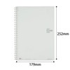 Kokuyo SV308W-W Notebook, Soft Ring, 80 Sheets, Semi-B5, Solid Color,